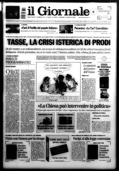 Il giornale : quotidiano del mattino